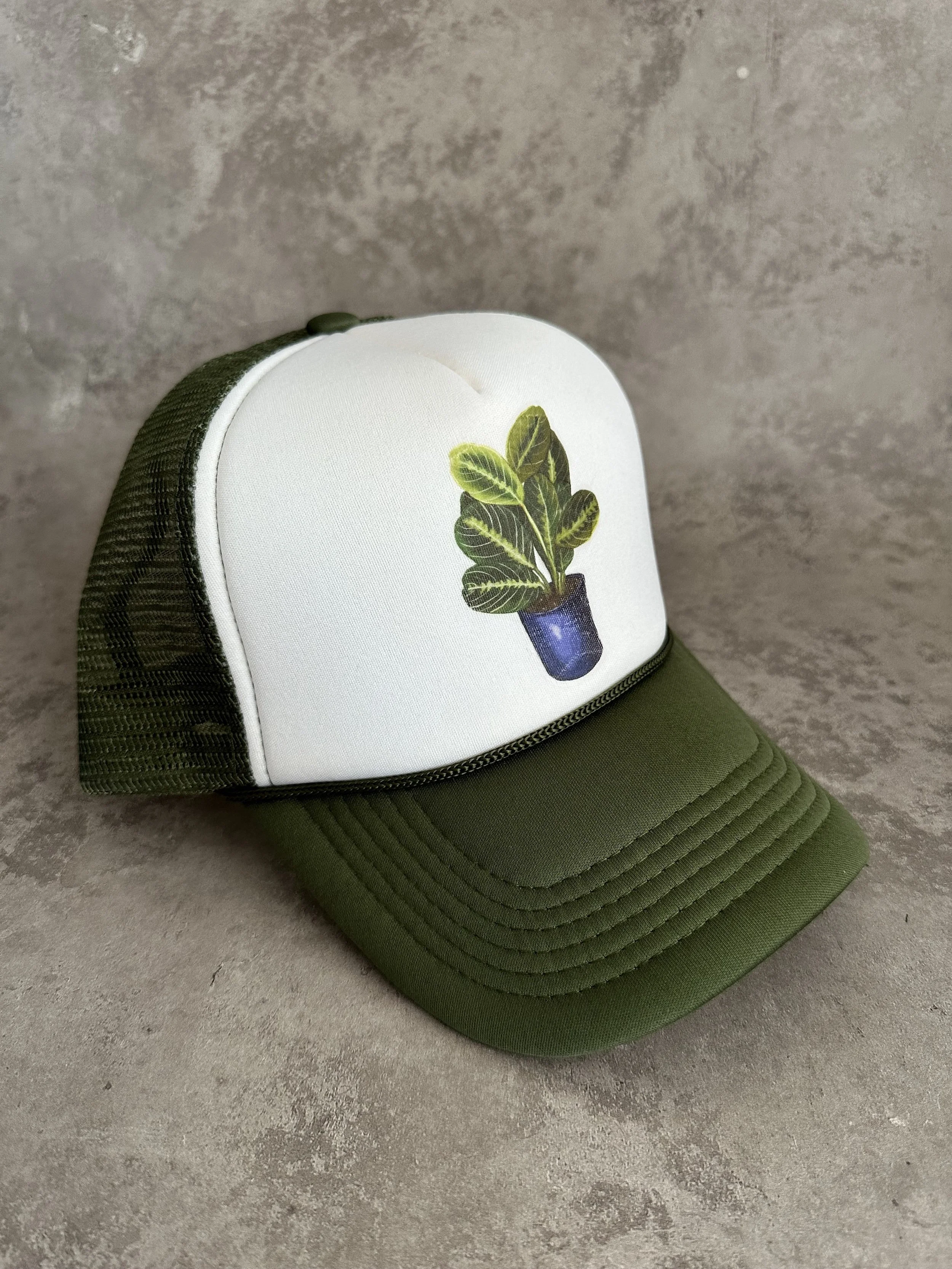 Green Prayer Plant Hat — danamade